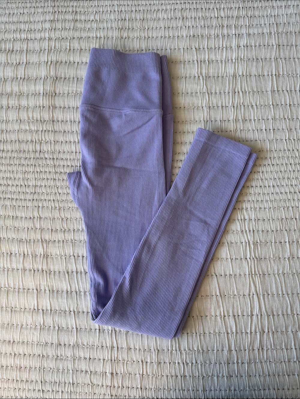 all in motion Lavender Ribbed High-Waist Leggings